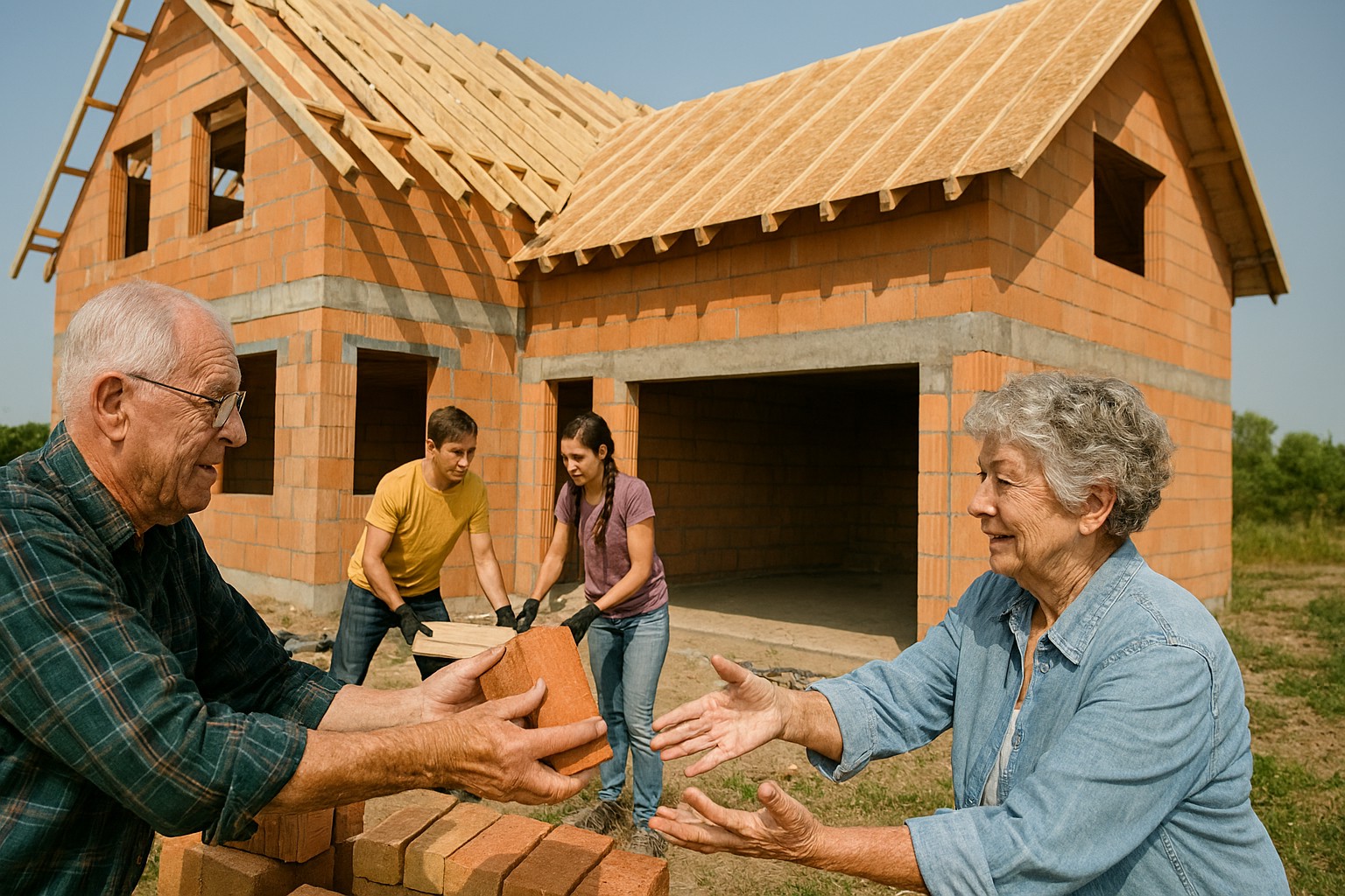 Wie Verwandte beim Traumhaus helfen können 