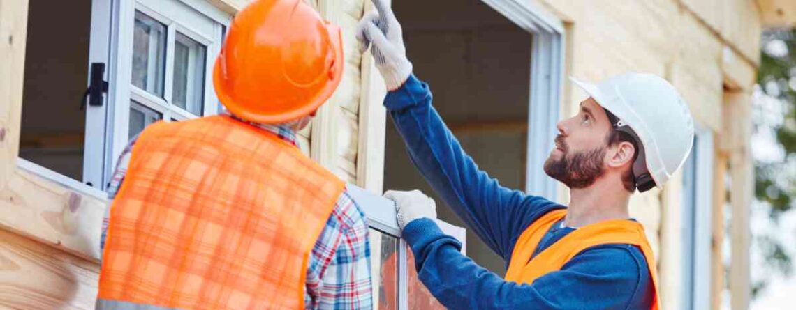 neue Fenster für das Haus mit Blankodarlehen der Bausparkasse