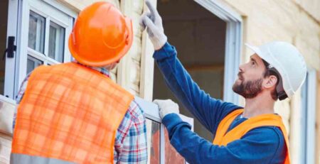 neue Fenster für das Haus mit Blankodarlehen der Bausparkasse